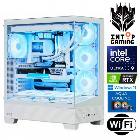 INTOP AQUA Ultra 9 285K 64GB DDR5 2TB SSD M.2 NVME RTX5080 16GB
 WiFi WIN11