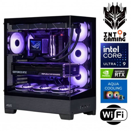 INTOP AQUA Ultra 9 285K 32GB DDR5 1TB SSD M.2 NVME+2TB RTX5070Ti 16GB
 WiFi no-OS