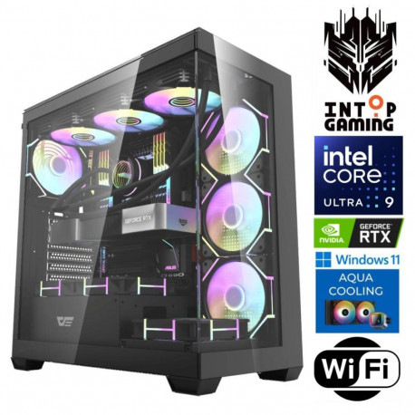 INTOP AQUA Ultra 9 285K 64GB DDR5 2TB SSD M.2 NVME+2TB RTX5070Ti 16GB
 WiFi WIN11