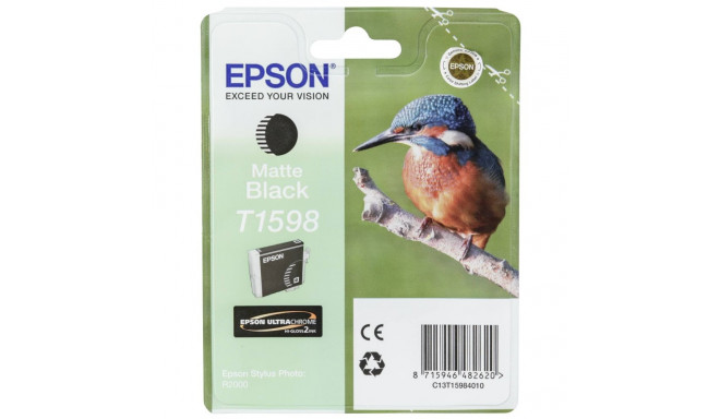 Epson tindikassett T 159 T 1598, matt must