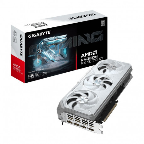 Gigabyte Radeon RX 9070 XT GAMING OC ICE 16G | AMD | 16 GB | Radeon RX 9070 XT | GDDR6 | HDMI ports 
