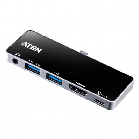 Aten UH3238 USB-C Travel Dock with Power Pass-Through | Aten | USB-C Travel Dock with Power Pass-Thr