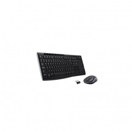 Wireless set keyboard QWERTY + mouse Logitech MK270 black