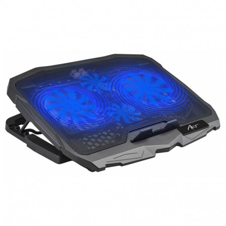 Cooling stand for laptop ART P4 2 x USB A LED black