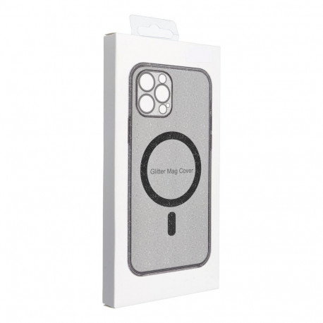 Case for Samsung S26 Clear Mag Cover - Glitter compatible with MagSafe (STR / CAMERA PROTECTION) bla
