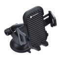 Car phone holder Forcell F-Grip Carbon Bracket mounting arm windshield / dashboard black