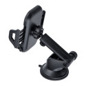 Car phone holder Forcell F-Grip Carbon Bracket mounting arm windshield / dashboard black