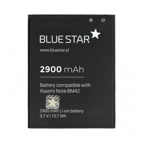 Battery for Xioami Mi Note (BM42) 2900 mAh Blue Star
