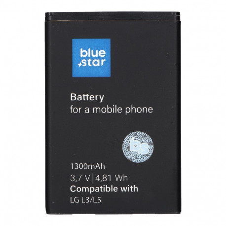 Battery for LG L3 / L5 / P970 Optimus Black / P690 Optimus Net 1300 mAh Blue Star Premium