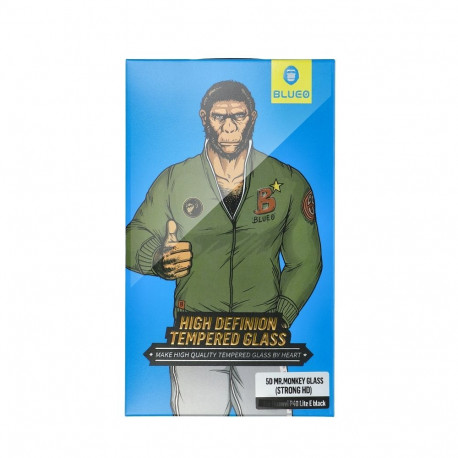 5D Mr. Monkey Glass - Apple iPhone 15 Pro Max black (Strong HD)