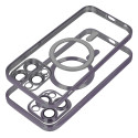 Case for iPhone 12 PRO MAX Electro Mag Cover compatible with MagSafe black
