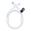 Cable Type C to Type C PD 40W HD23 2 m white