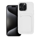 Case for iPhone 15 PRO MAX Card Case white