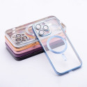 Case for iPhone 12 PRO MAX Electro Mag Cover compatible with MagSafe blue