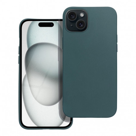 Case for iPhone 15 PLUS Matt dark green