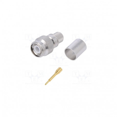 TNC male connector crimp HF400 Telegärtner