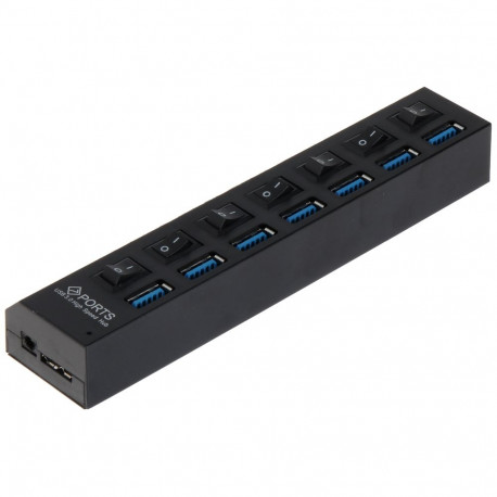 HUB USB 3.0 HUB-USB3.0-1/7 55 cm