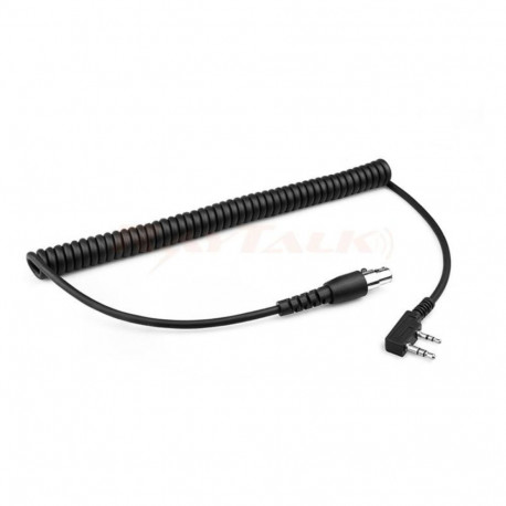 QD6-K1/CC XLR 6-pin Kiirühenduskaabel ilma PTT-ühenduseta Kenwood ühenduse jaoks, FLX2 klappidele