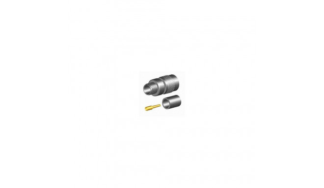 RP-TNC straight plug crimp for cable HF400