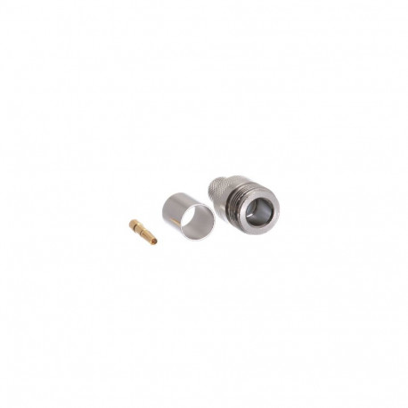 N female jack solder-crimp RG213/RF400