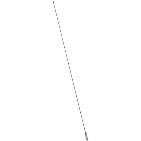 E60-300F 0 dB (M6) Flexible full 1/4 λ spring loaded customer tunable antenna whip