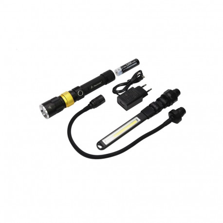 Mactronic Beemer 4 Lighting kit: flashing base+ a head with focus + 360D angle head UV+ white, inspe