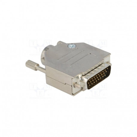 ENCITECH DTZK15-HDP-K D-Sub HD; PIN: 26; plug; male; soldering; for cable; black