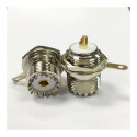 UHFpanel socket SO239 with nut