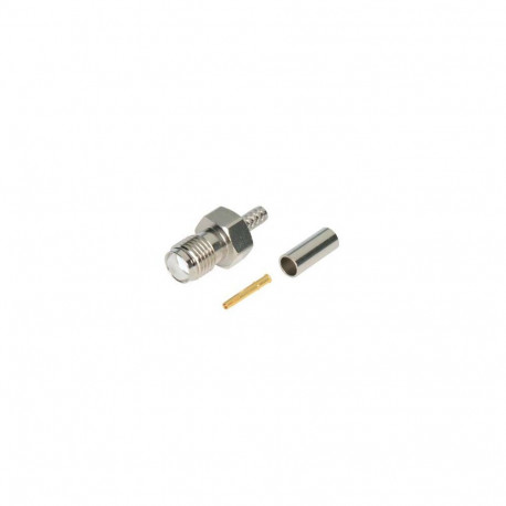 SMA female crimp-solder for RG174
