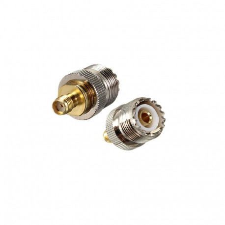 SMA-UHF female-female adaptor