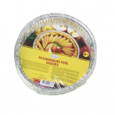 OUT Elise Alumiiniumfooliumist vormid Ø23cm, 4tk