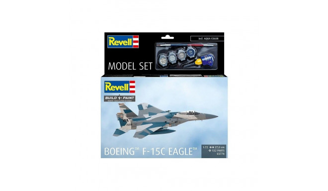Here is a detailed product overview for a 1:72 Scale Boeing F-15C Eagle Plastic Model Set