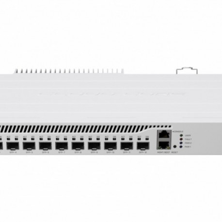 The MikroTik CCR2004-1G-12S+2X (known as the "Connectivity Router") is a high-perfo