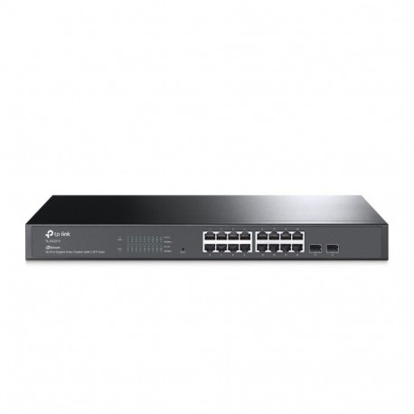 The TP-Link JetStream TL-SG2218 is a 18-Port Gigabit Smart Managed Switch designed 