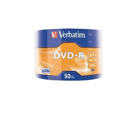 DVD-R 16x 4.7GB 50P SP Matt Silver Wrap 43788