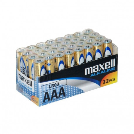 Alkaline Battery - Maxell LR03 AAA 32 Pack 1.5V