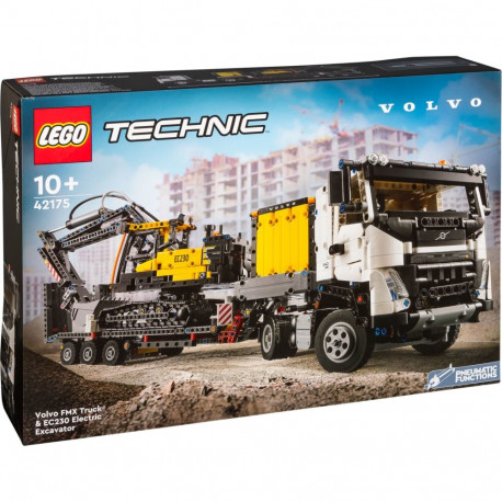 LEGO Technic 42175 - Volvo FMX ‑kuorma-auto ja EC230 Electric ‑kaivukone