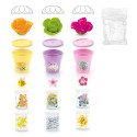 SO SLIME slime preparing set Flower pot, 3 pcs