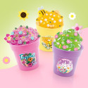 SO SLIME slime preparing set Flower pot, 3 pcs