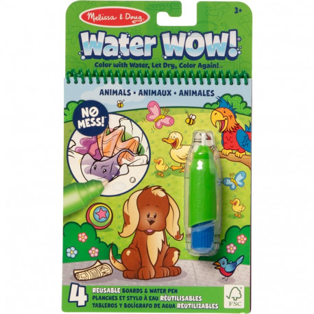 MELISSA & DOUG Water Wow! joonistamine veega Loomad