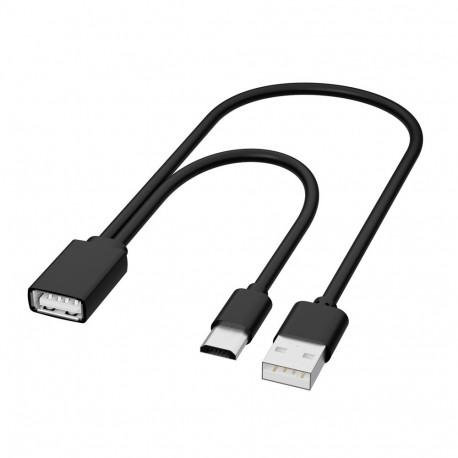 75-966# adapter usb pesa usb a-pistik usb+micro usb pistik kaabel