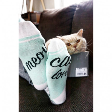 SOKISAHTEL CAT LOVER mündirohelised sokid naistele