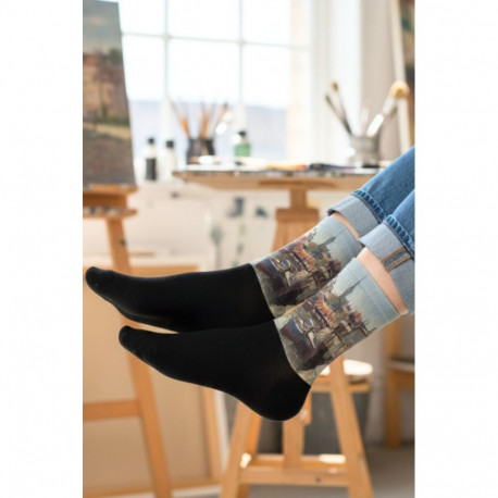 SOKISAHTEL SAGRITS maalilise vaatega printmustriga sokid 444, 446