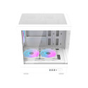 DarkFlash DB330M White Computer Case (+3 Fans) v2