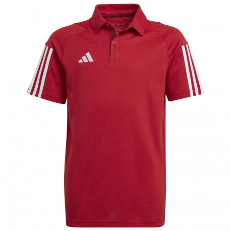Koszulka dla dzieci adidas Tiro 23 Competition Cotton Polo czerwona HI4715 140cm