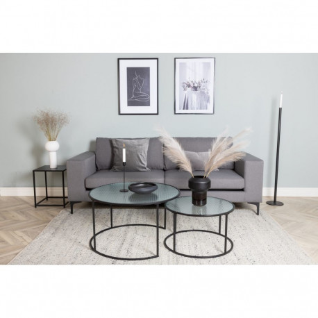 Diivan BOLERO 3-kohaline, must-hall