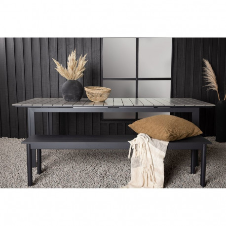 Aialaud LEVELS laiendatav, must/hall