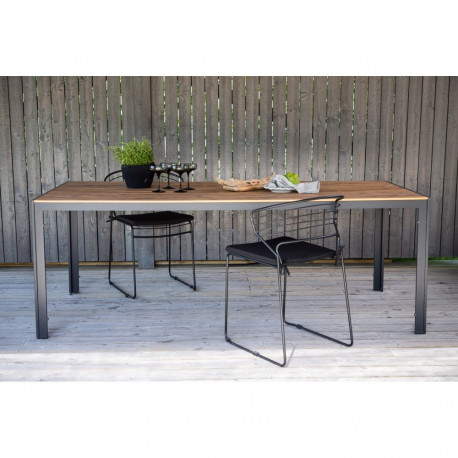 Aialaud BREAK 90x200cm, must/naturaalne