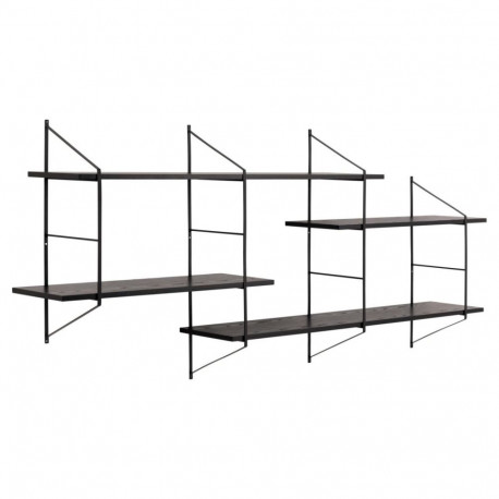 Seinariiul BELFAST 191x25,5x79 cm, must