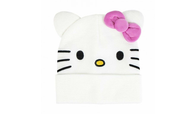 Laste müts Hello Kitty Valge